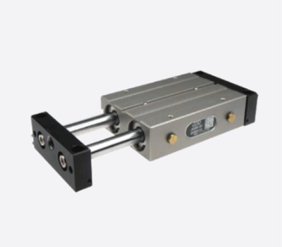 Schneider & Company - Compact pneumatic cylinder on a white background.